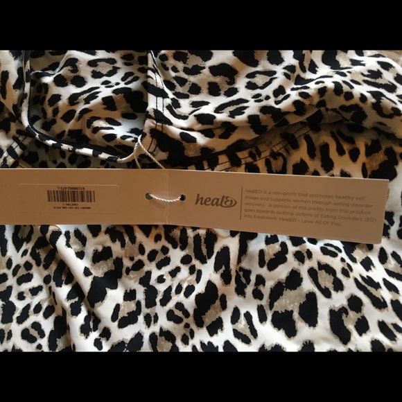 EJ Cheetah Print Monokini (NWT) Cut Out Size L - Picture 7 of 8
